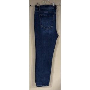 MICA Women's Dark Wash, High Rise, Straight Leg Jeans Size 32 (MDP-0512DK)